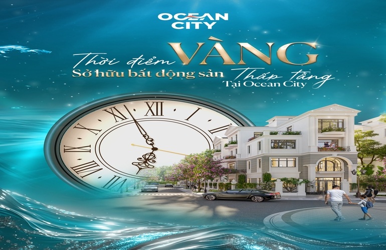 THỜI ĐIỂM VÀNG - SỞ HỮU BẤT ĐỘNG SẢN THẤP TẦNG TẠI OCEAN CITY
